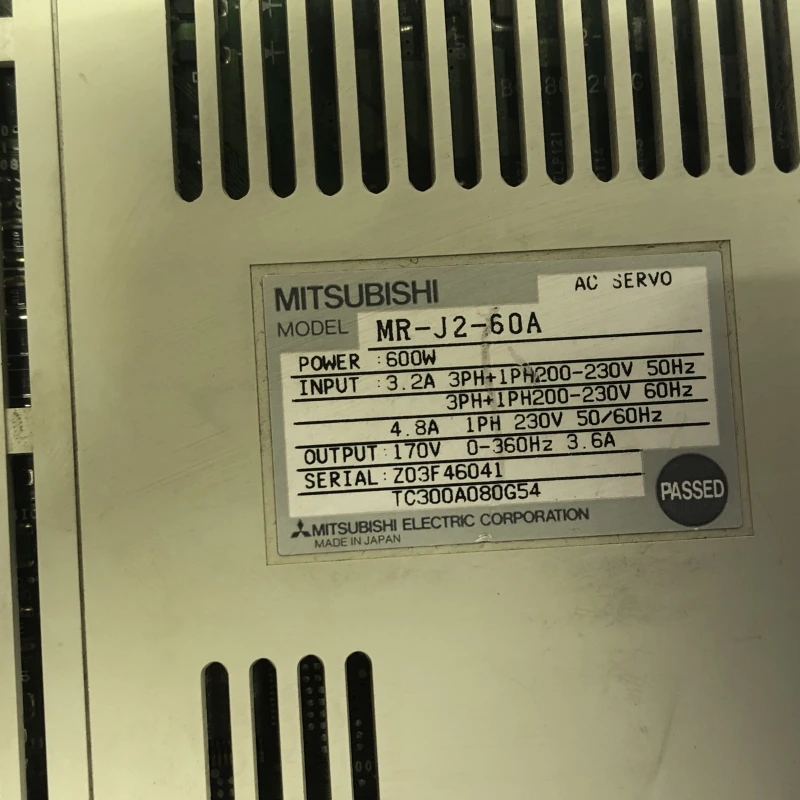 MR-J2-60A Servo Drive – Mitsubishi Electric MELSERVO thumbnail 8
